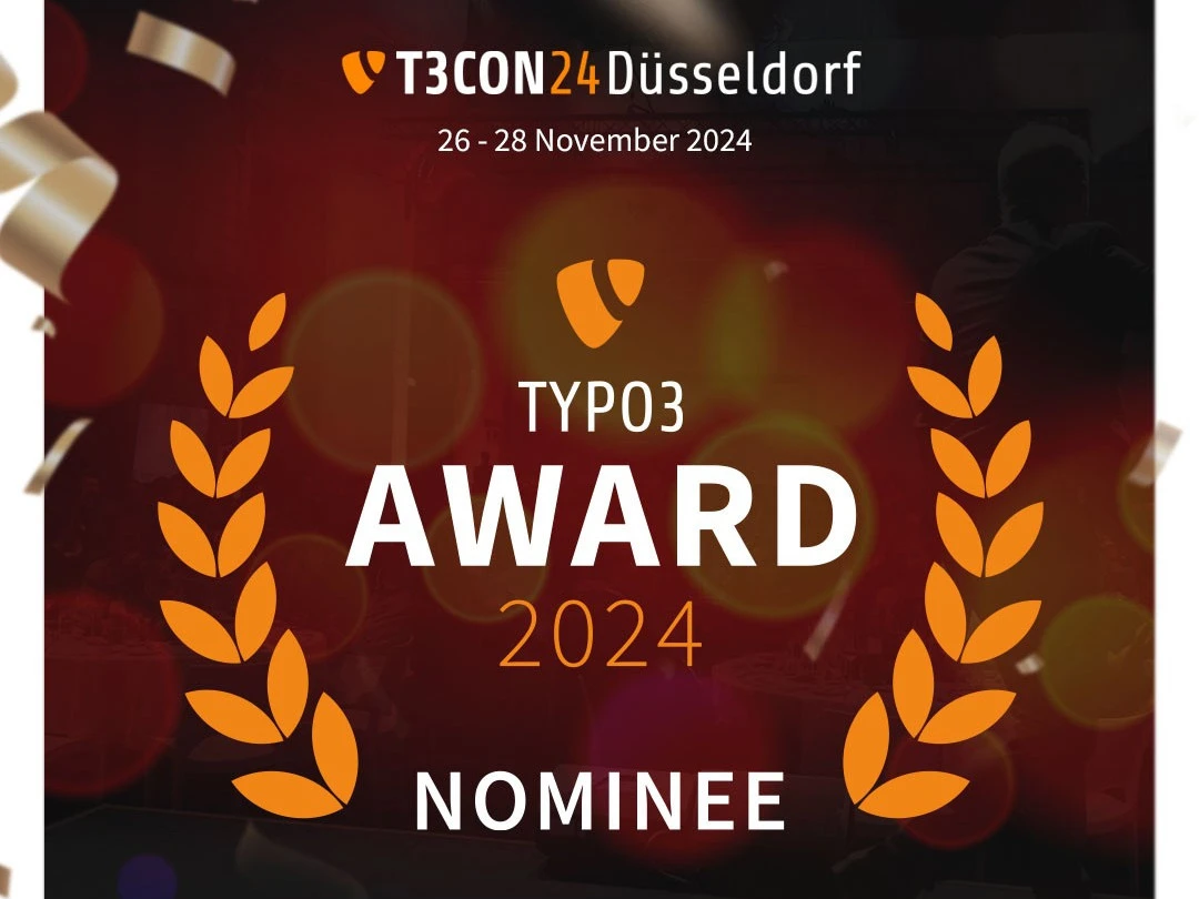 Logo TYPO3 Award Nominee 2024 