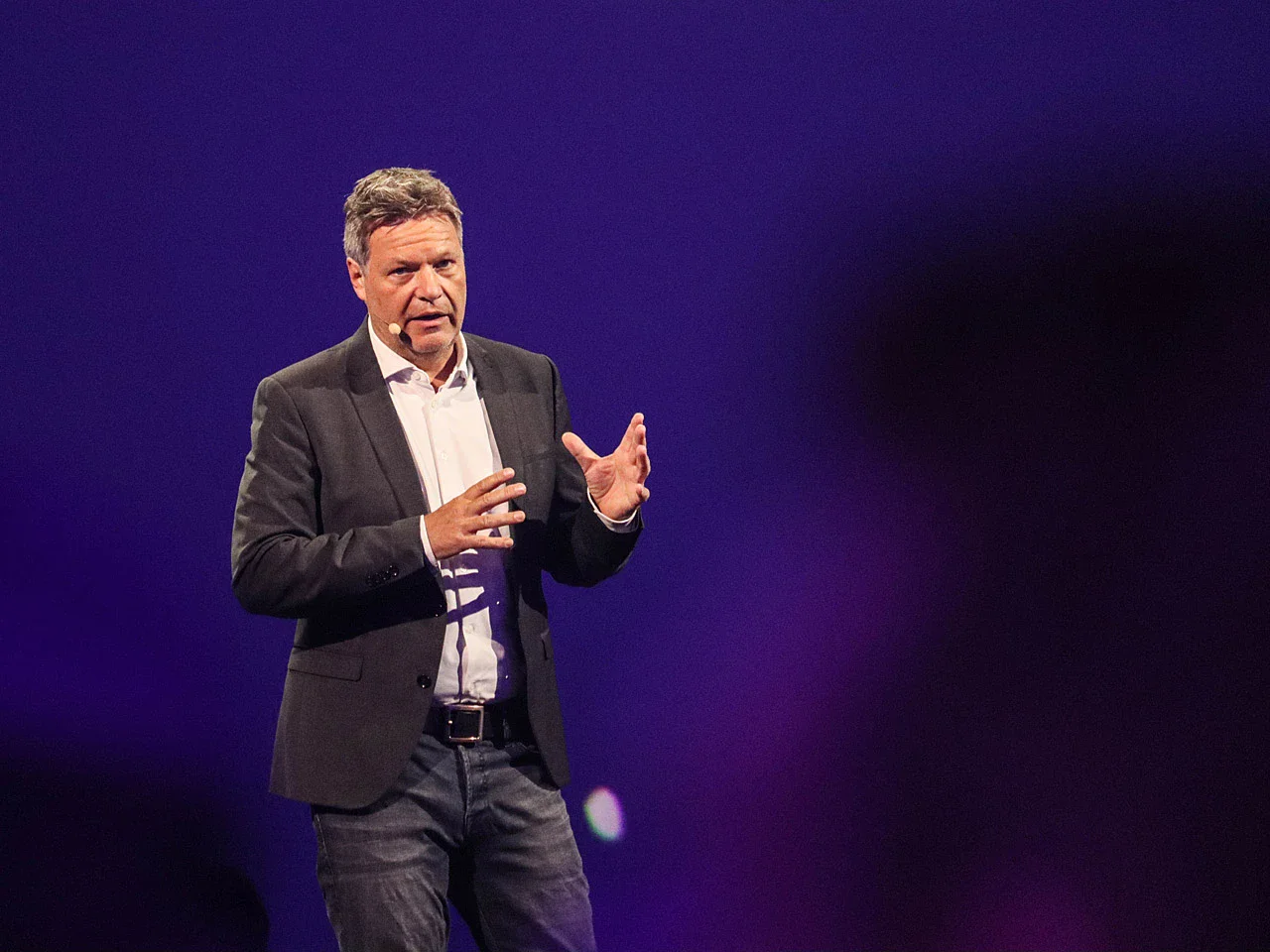 Robert Habeck auf der OMR. Foto: Holger Meyer Robert Habeck auf der OMR. Foto: Holger Meyer