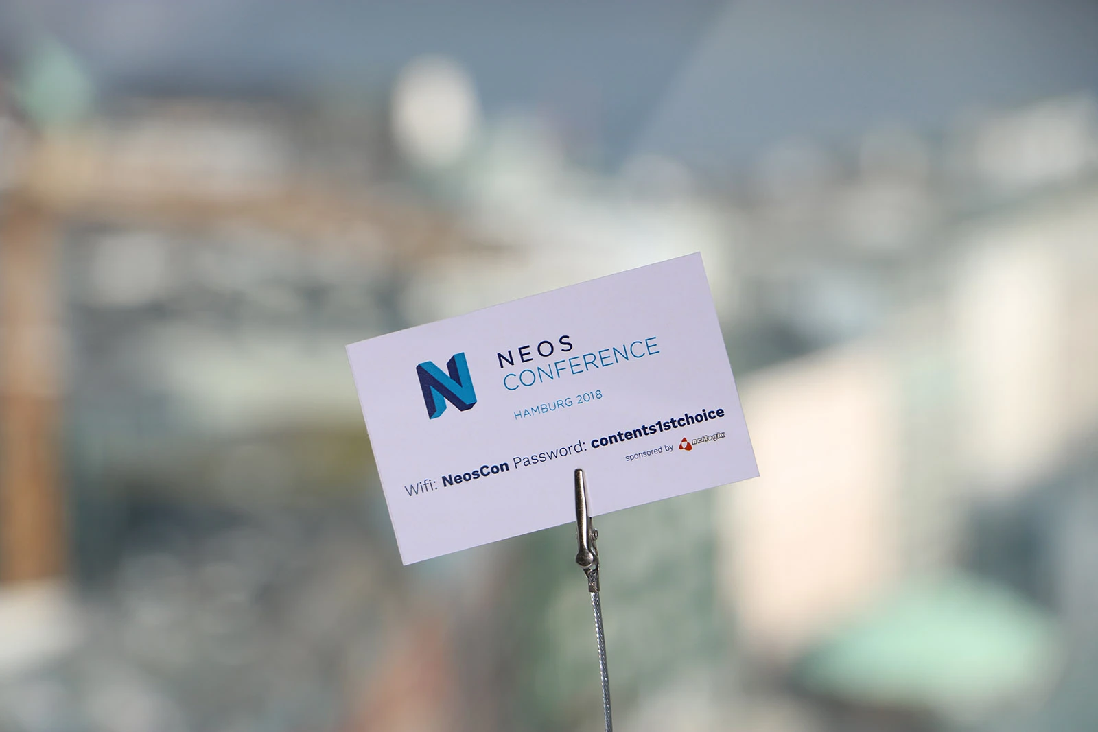 neos conference 2018 Hamburg