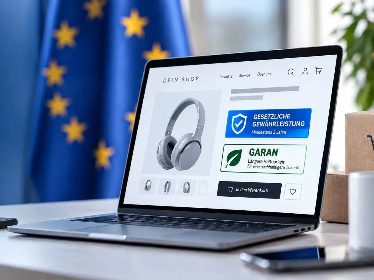 Gewährleistungshinweis und GARAN-Label